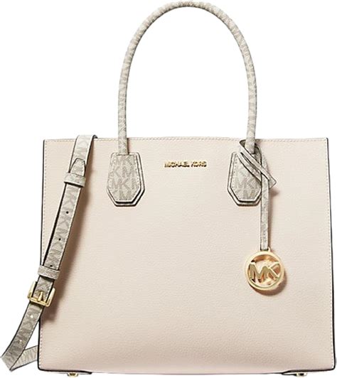 michael kors mercer antique rose lg|Mercer Large Logo Accordion Tote Bag .